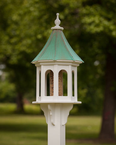 Copper Roof Gazebo Bird Feeder Slope- 36x14