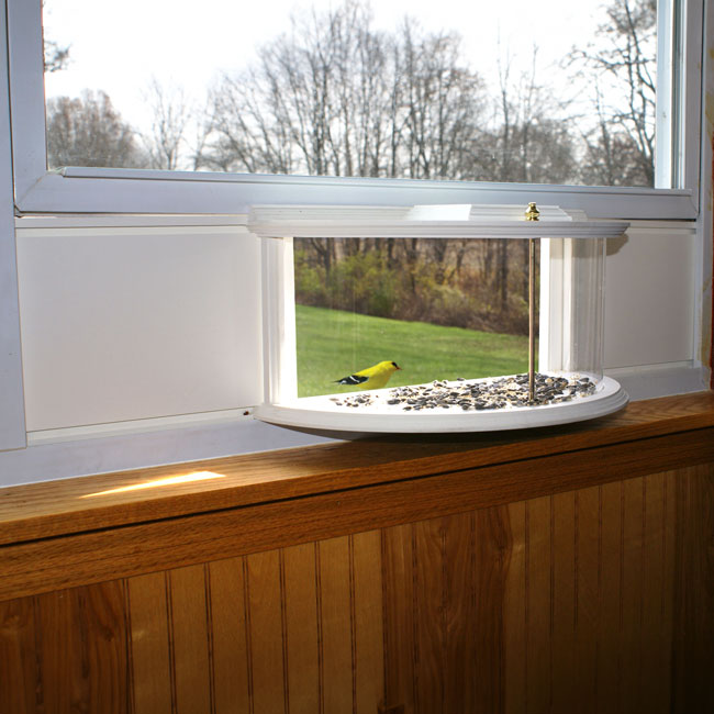 Clear View Window Bird Feeder