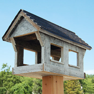Covered Bridge Bird Feeder