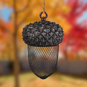 Sterling Acorn Peanut Mesh Bird Feeder Set of 3, designed to attract wild birds with a durable and easy-to-fill mesh design