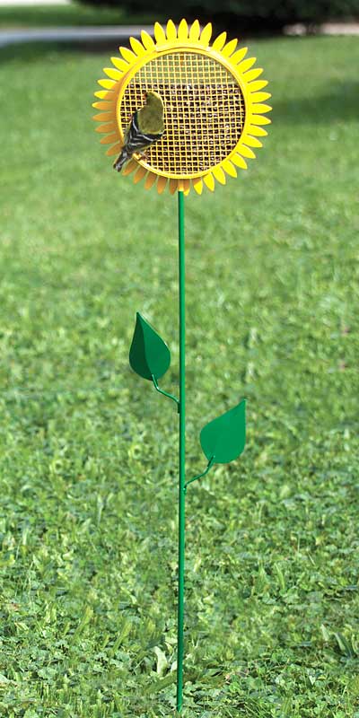 Sunflower-Mesh-Bird-Feeder-With-Stake