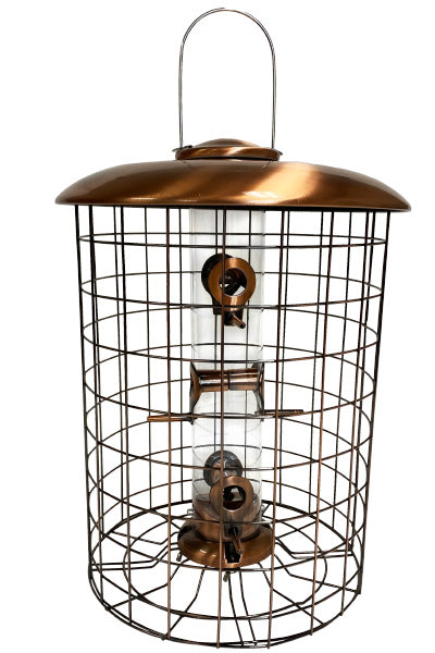 Tube Copper Bird Feeder Squirrel Resistant