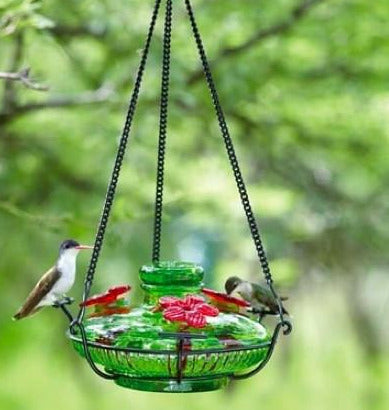 Bloom Perch Hand Made Hummingbird Feeder