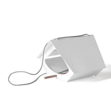 Beekman Fly-Thru Bird Feeder-White