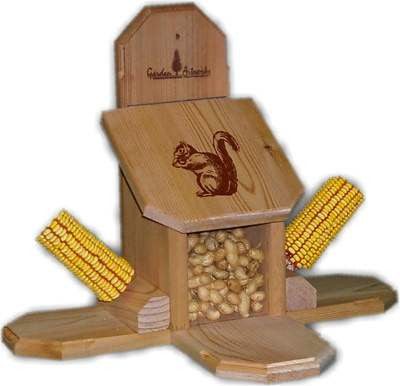 Squirrel Feeder Combo-Munch Box and Corn