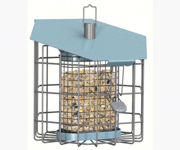 Nuttery Caged Suet Feeder – Durable and Secure Feeder for Suet Cakes