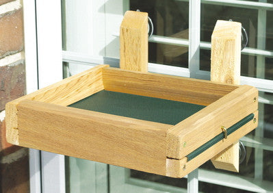 Window Mount Platform Feeder with Removable Tray