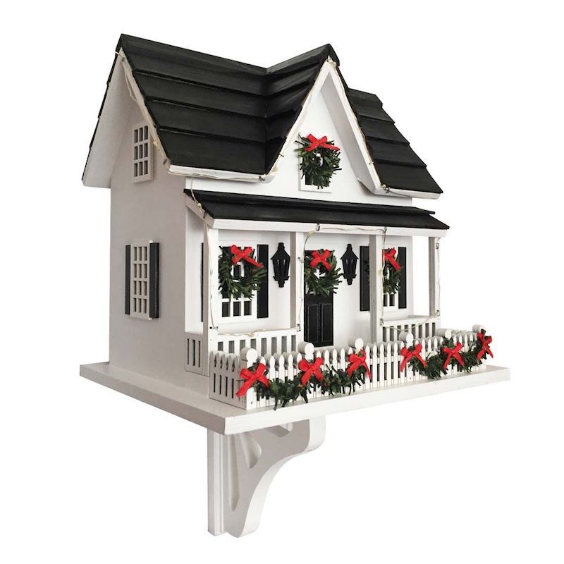 Light-Up Holiday Bird House