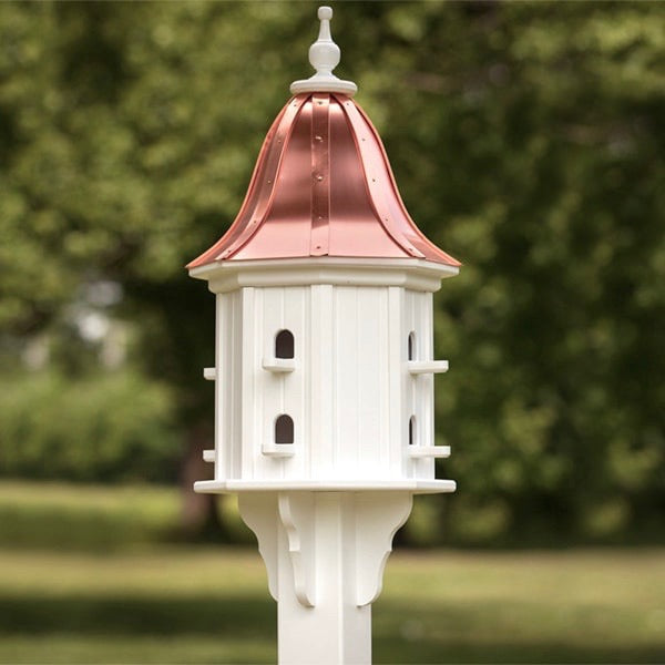 Dovecote Birdhouse with Copper Roof