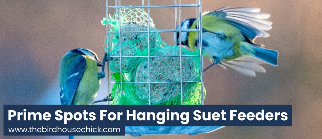 Where to hang a suet feeder?