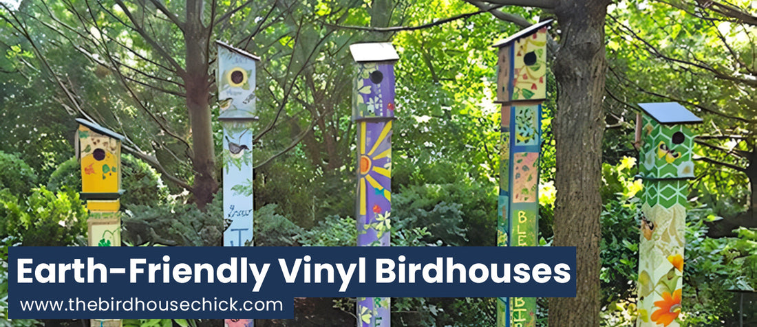 Vinyl Birdhouses & Bird Feeders for Earth Day!