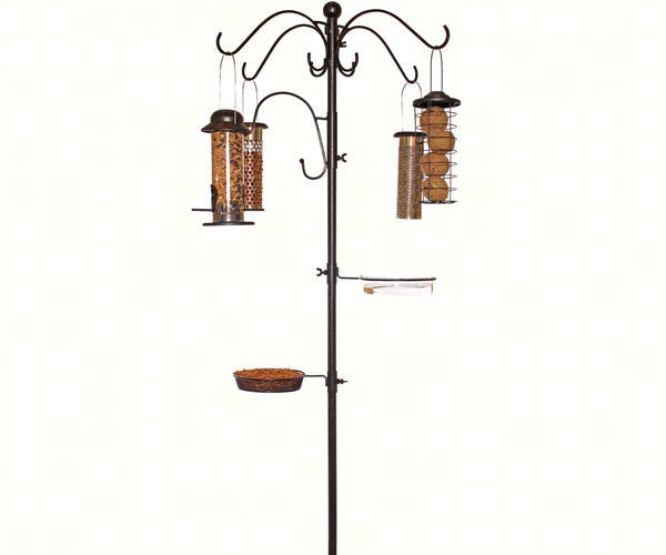 Bird Feeder Poles, Mounting Brackets and Hangers