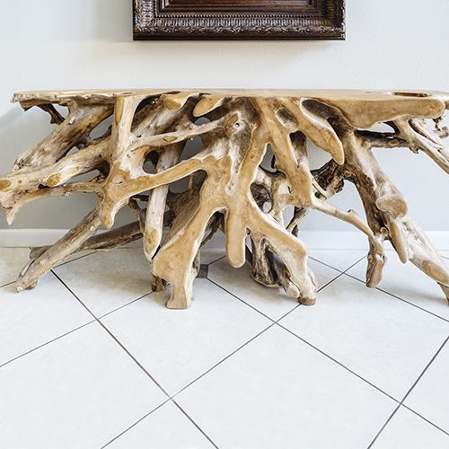 Teak Root Console Tables- Home and Garden Furnishings