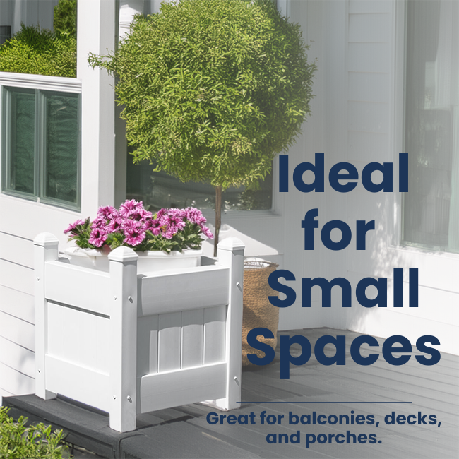 Vinyl Planter Box - 16
