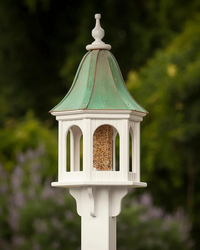 Copper Roof Gazebo Bird Feeder Bell Shape - 28x12