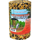 Bird seed container with Pine Tree Farms label on a white background