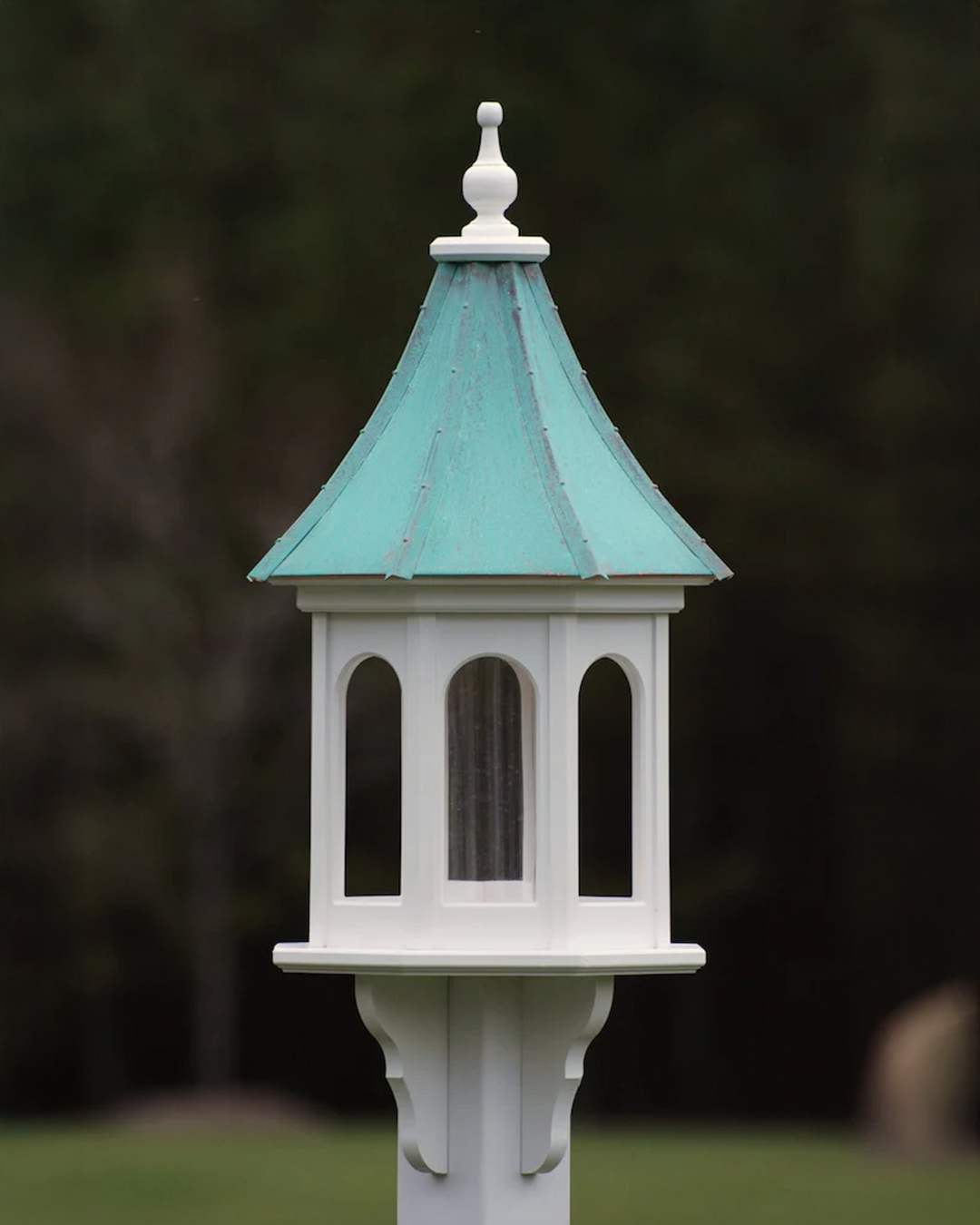 Copper Roof Gazebo Bird Feeder Slope- 36x14