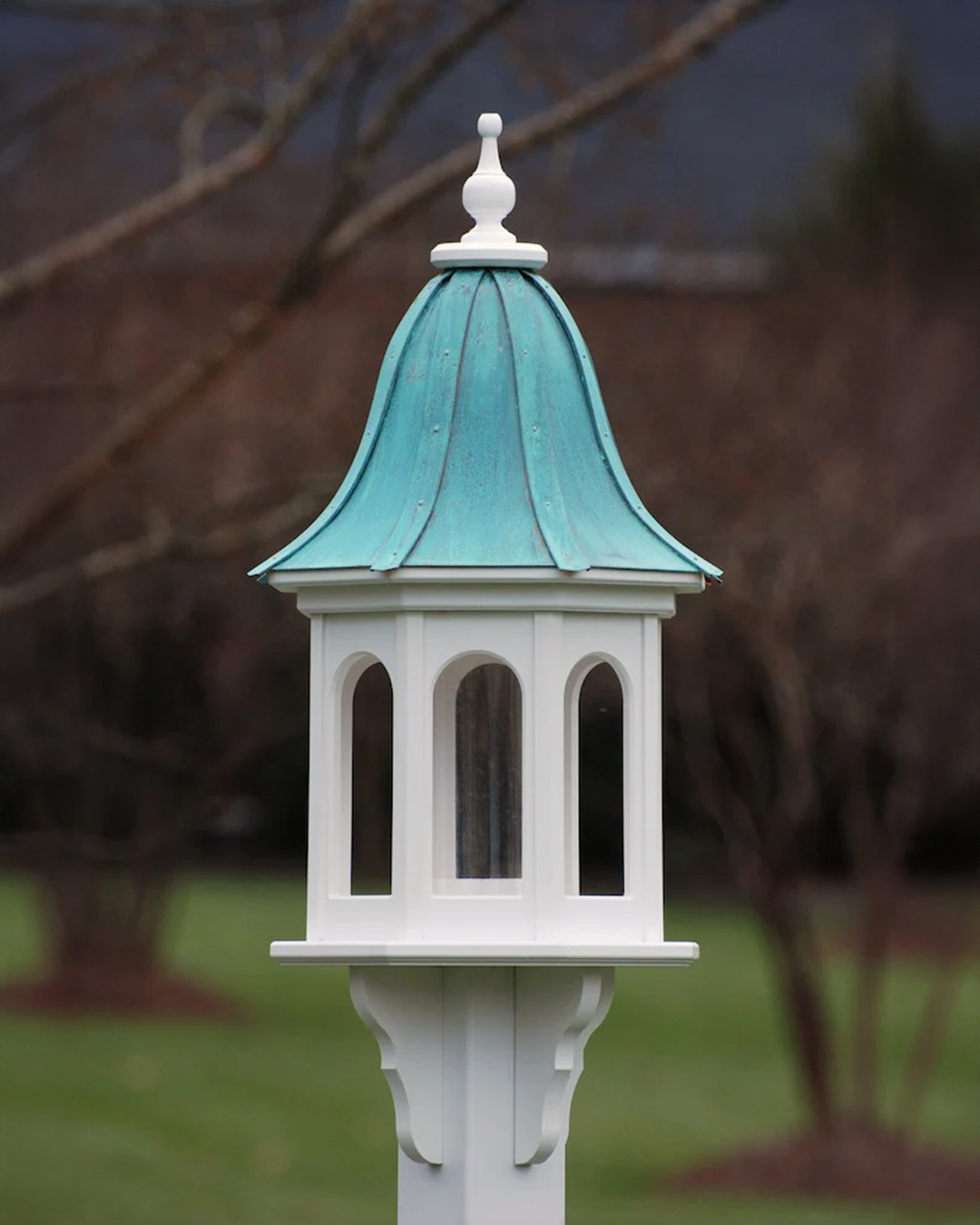 Copper Roof Gazebo Bird Feeder- Vinyl/PVC 36x14