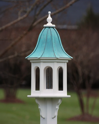 Copper Roof Gazebo Bird Feeder- Vinyl/PVC 36x14