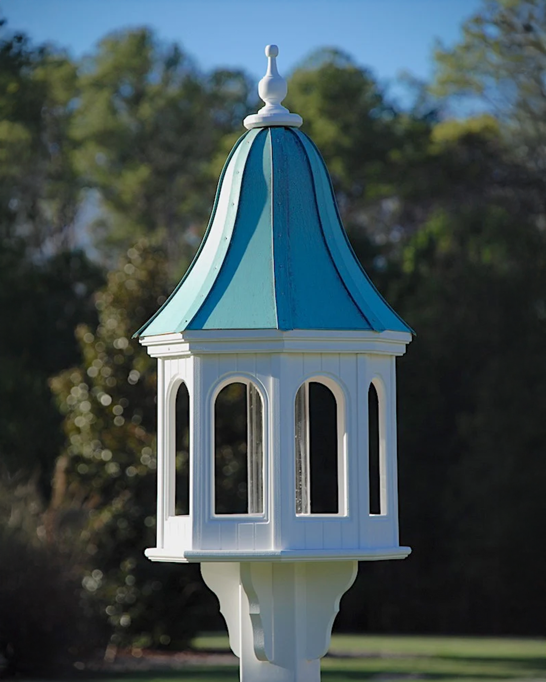 Copper Roof Bird Feeder Large Gazebo Style - 36x16