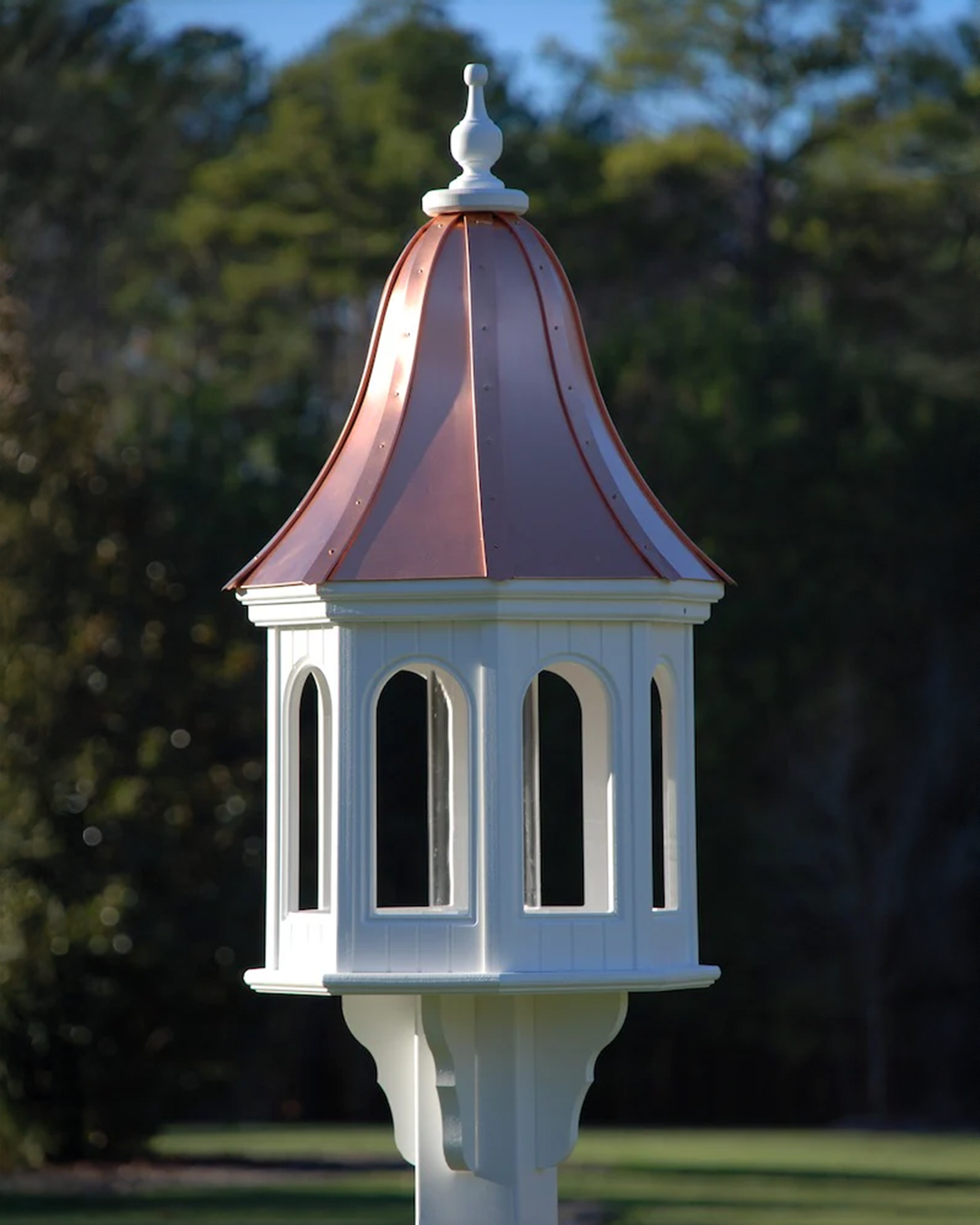 Copper Roof Bird Feeder Large Gazebo Style - 36x16