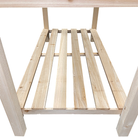 4ft Raised Planter – Cedar & Galvanized Steel – Stylish and durable elevated garden bed for herbs, flowers, and vegetables. Weather-resistant cedar frame with corrugated galvanized steel panels for a modern, rustic look. Spacious 4.86 cu. ft. planting bed with included fabric liner. Lower slatted shelf provides 8 sq. ft. of storage. Easy assembly with Phillips-head screws. Measures 48"L x 22"W x 33.5"H. Perfect for patios, decks, and backyards.