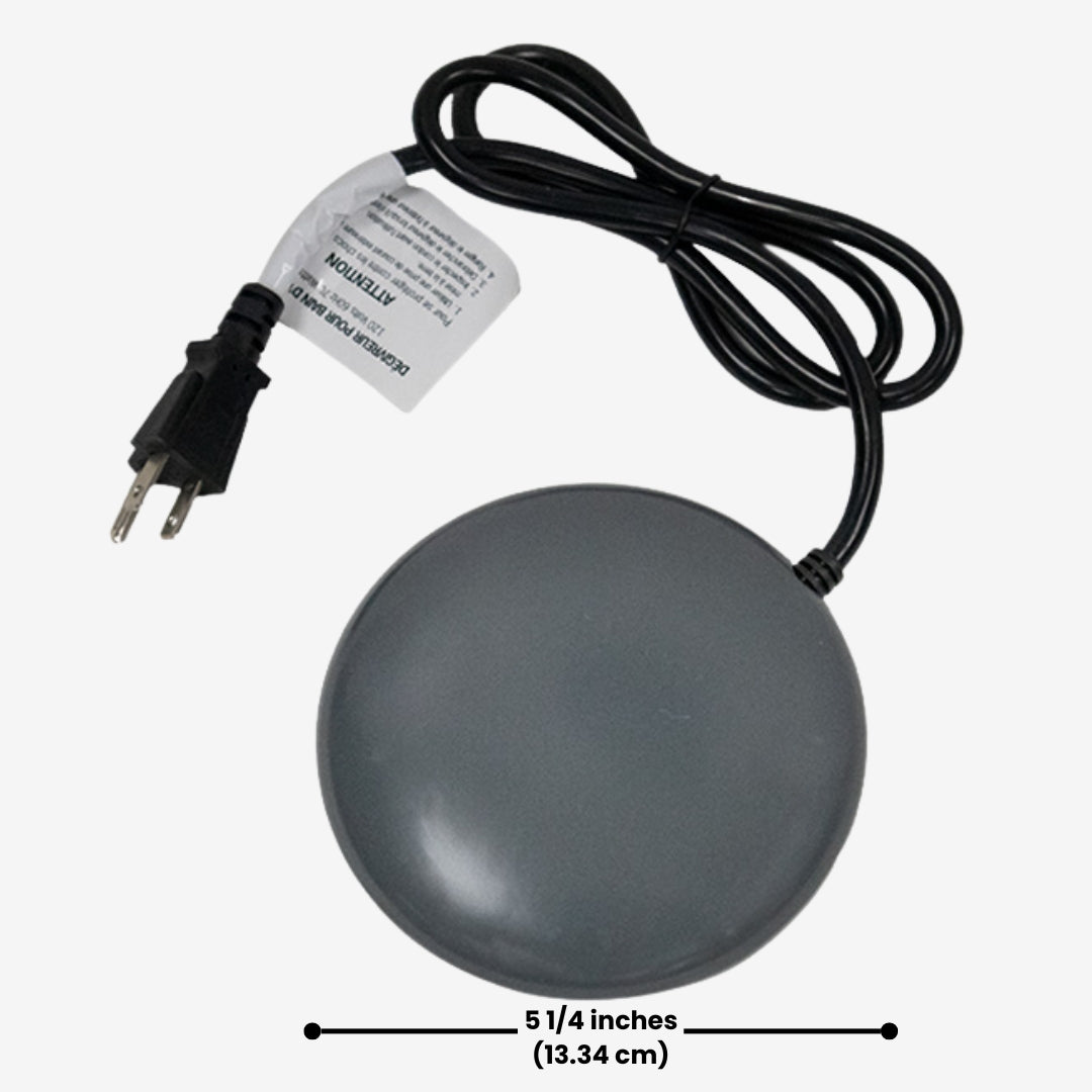 70W Wild Bird Lover's Aluminum Bird Bath Deicer – Keeps your bird bath water unfrozen during winter, providing birds with fresh water