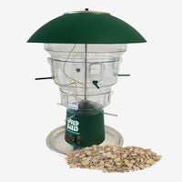8-Port Wild Bill's Squirrel Proof Bird Feeder with advanced electronic technology to deter squirrels and attract more birds