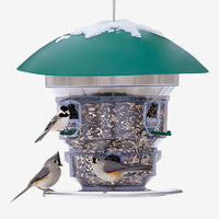 8-Port Wild Bill's Squirrel Proof Bird Feeder with advanced electronic technology to deter squirrels and attract more birds