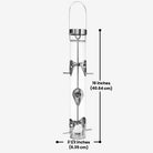 Droll Yankees A-6 Ring Pull Bird Feeder, perfect for attracting a variety of birds with its easy-to-maintain design and sturdy build