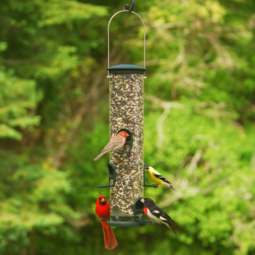 Gardman Peckish 3 Seed Twist Feeder – A sturdy bird feeder that attracts a variety of birds by holding three different seed types