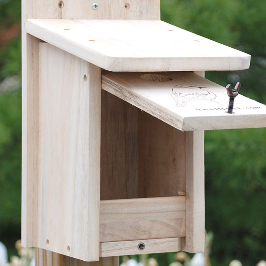 BestNest Seasonal Bluebird House, a versatile nesting box designed to attract bluebirds and provide shelter through every season