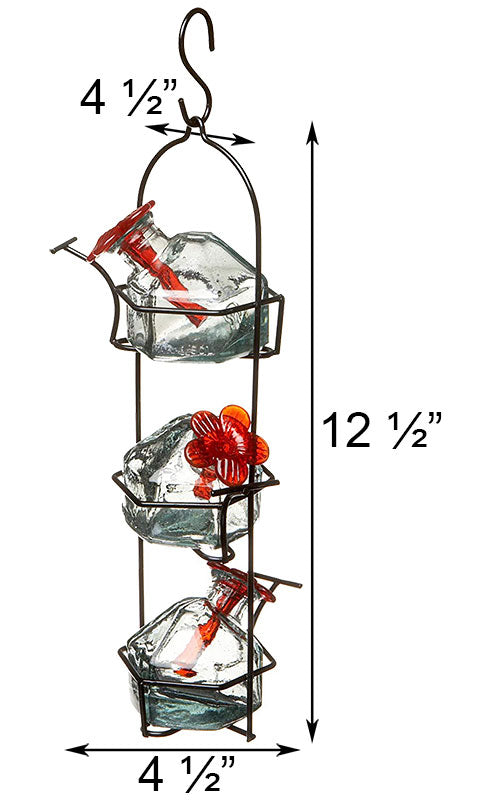 Clear Hummingbird Feeder