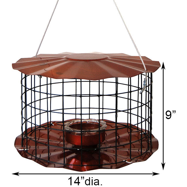 Copper Bird Feeder For Bluebirds