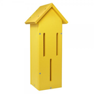 Yellow buterfly house on a white background