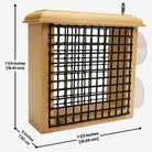Coveside Window Suet Feeder – A transparent, easy-to-install suet feeder that attracts birds for up-close viewing right outside your window