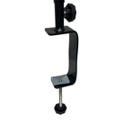 Extra-Large Deck Rail Hanger – Heavy-duty steel clamp fits wide deck rails (2"–5.625"). Tool-free installation with secure thumbscrews. Curled hook supports up to 10 lbs for feeders, spinners, or baskets. Swiveling arm for easy access. Black powder-coated finish for durability. Made in the USA.