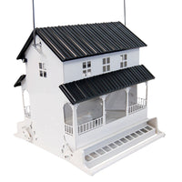 Farmhouse Style Squirrel Resistant Bird Feeder, ideal for bird lovers who want to enjoy feeding birds without worrying about squirrels