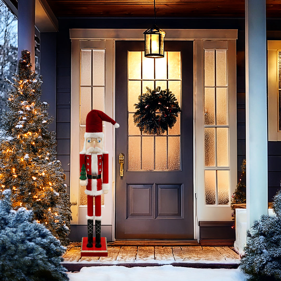GIANT Nutcracker Mr. Claus Statue by Prime Retreat – The Birdhouse
