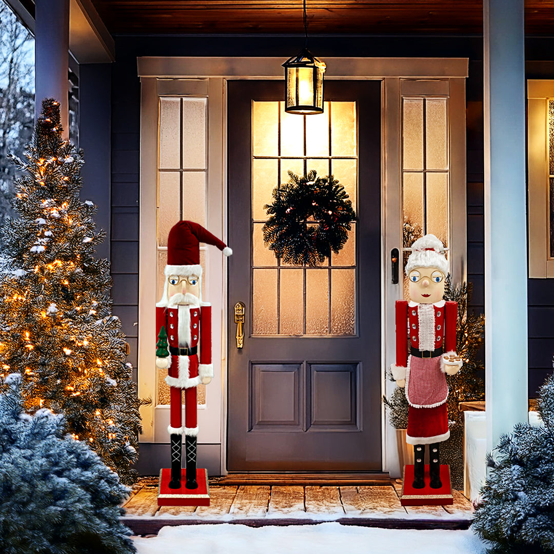 GIANT Nutcracker Mr. Claus Statue by Prime Retreat – The Birdhouse