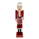 Giant Nutcracker Mrs. Claus figure by Prime Retreat, bringing warmth and joy to your holiday decorating theme.