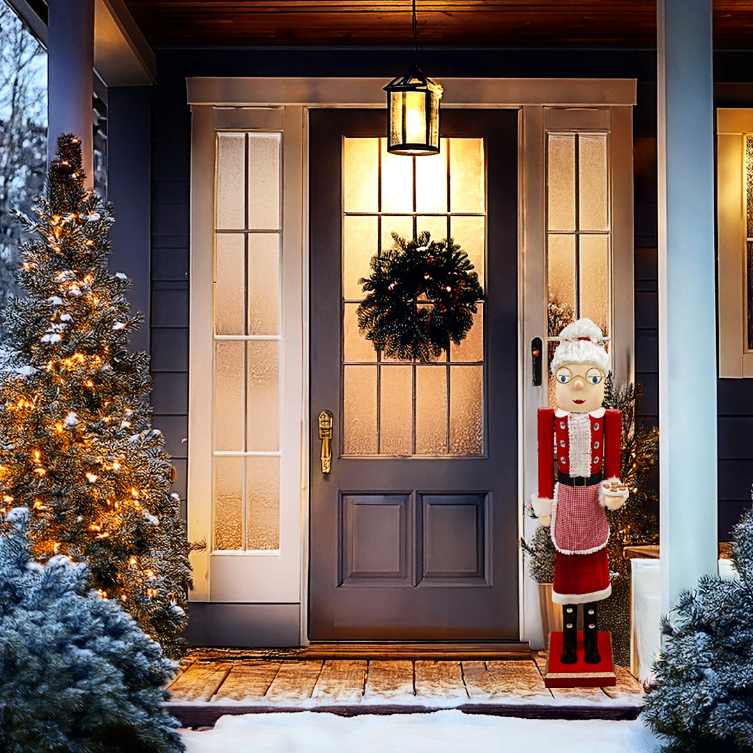 GIANT Nutcracker Mrs. Claus Statue by Prime Retreat – The