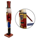 Giant Nutcracker Soldier decor by Prime Retreat, perfect for creating a cheerful holiday ambiance in any setting
