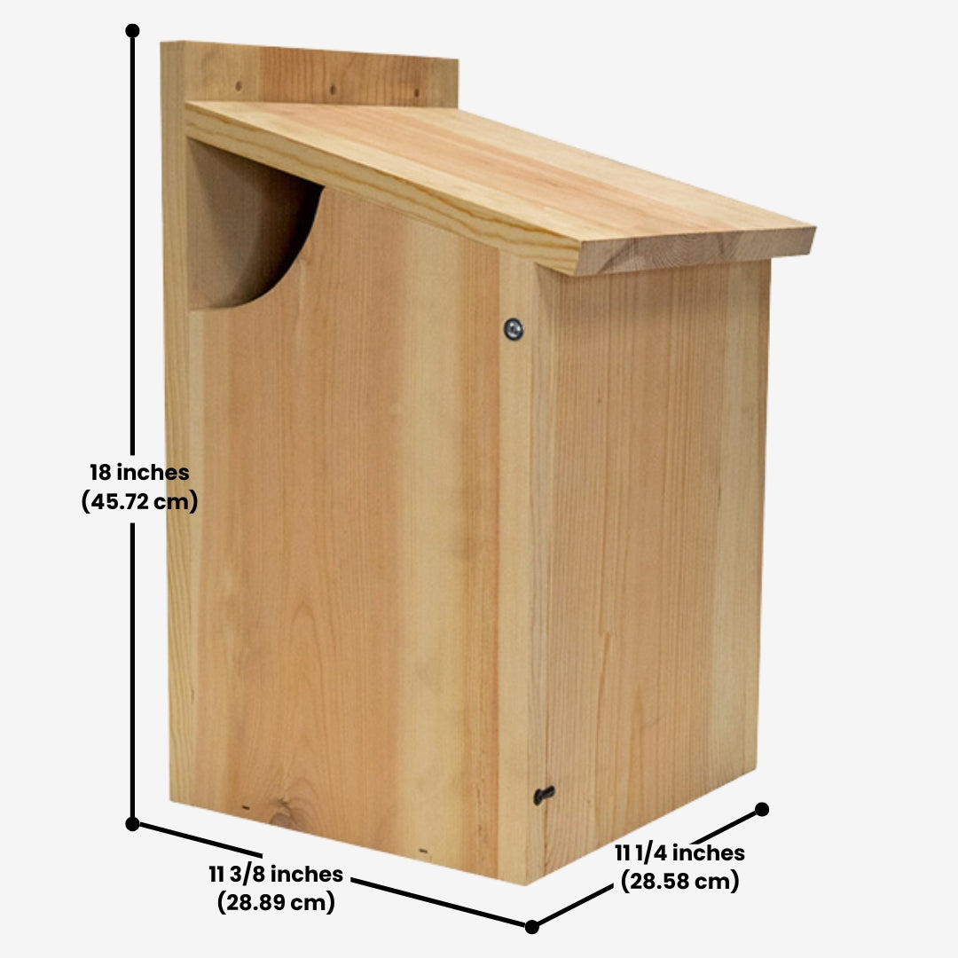 Pine Squirrel Cabin by Prime Retreat – Cozy Wooden Wildlife Home for Squirrels