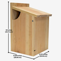 Pine Squirrel Cabin by Prime Retreat – Cozy Wooden Wildlife Home for Squirrels