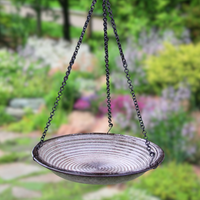 Rustic Sandy Granite Bird Bath