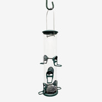 Durable Aspects Big Tube wild bird feeder in spruce, perfect for feeding multiple bird species