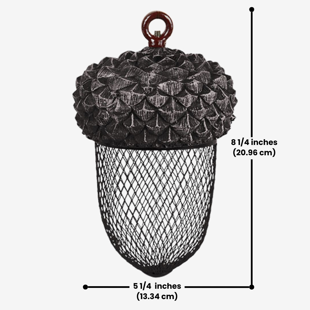 Sterling Acorn Peanut Mesh Bird Feeder Set of 3, designed to attract wild birds with a durable and easy-to-fill mesh design