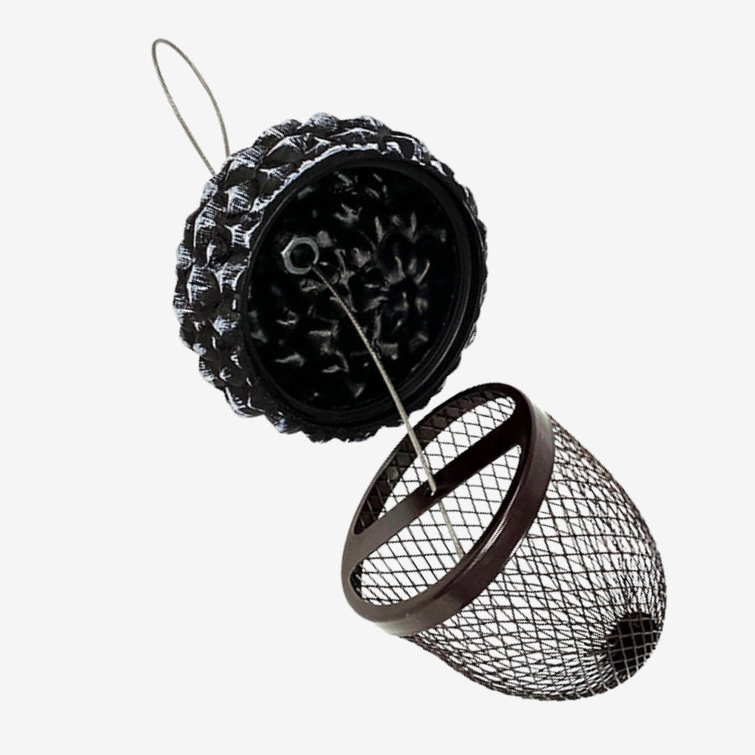Sterling Acorn Peanut Mesh Bird Feeder Set of 3, designed to attract wild birds with a durable and easy-to-fill mesh design