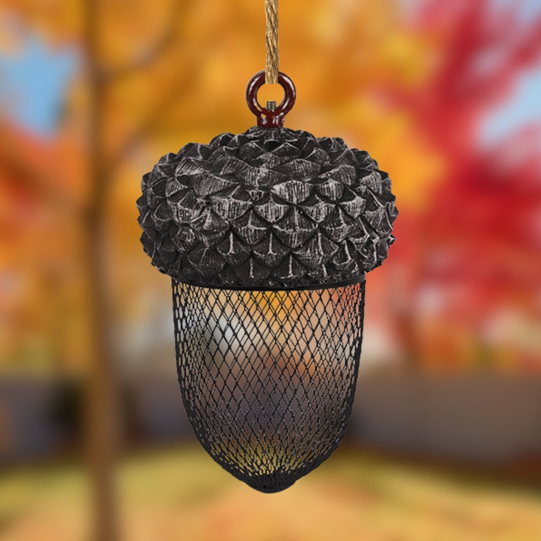 Sterling Acorn Peanut Mesh Bird Feeder Set of 3, designed to attract wild birds with a durable and easy-to-fill mesh design